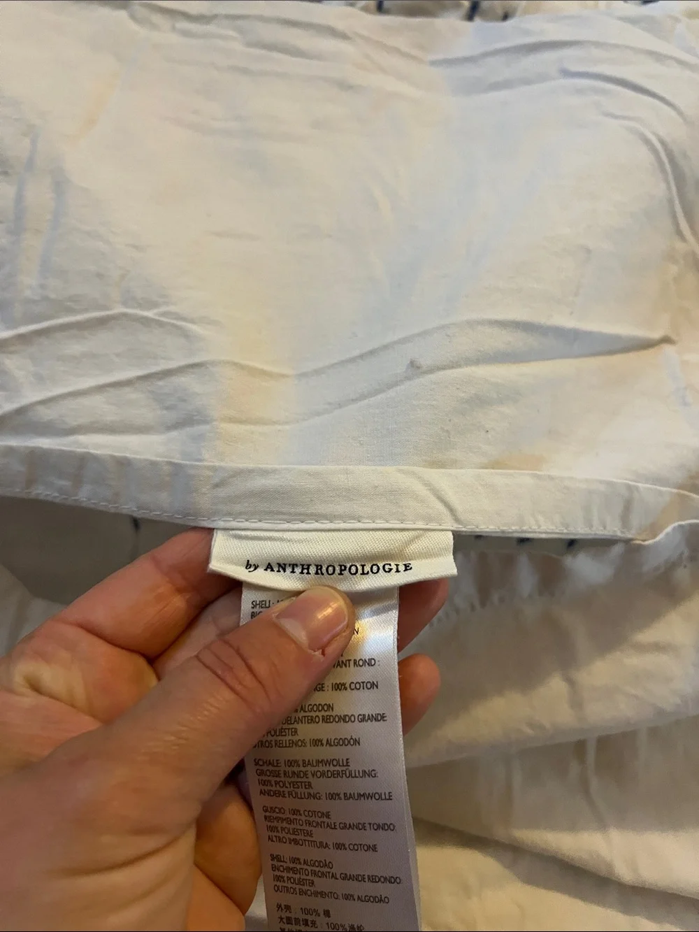 Anthropologie embroidered cotton Euro shams (2)